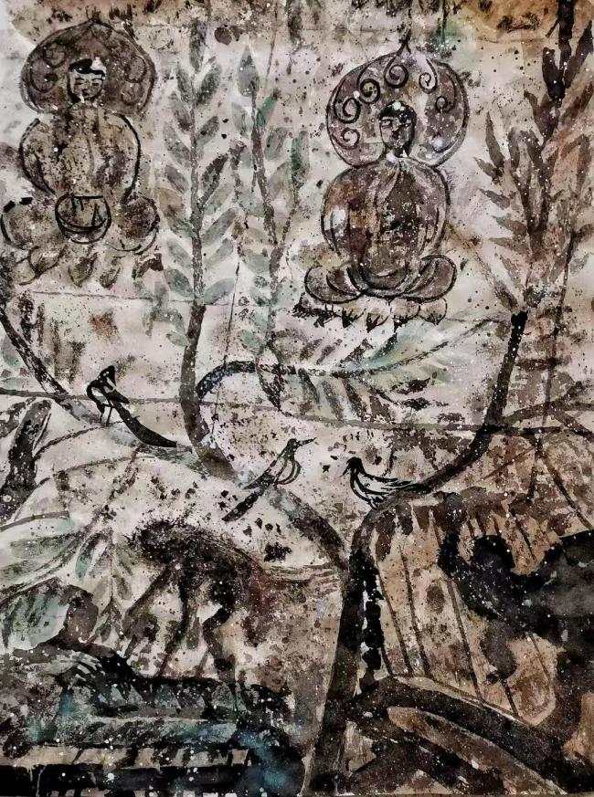 舍我成空 41cm×31cm 2019年