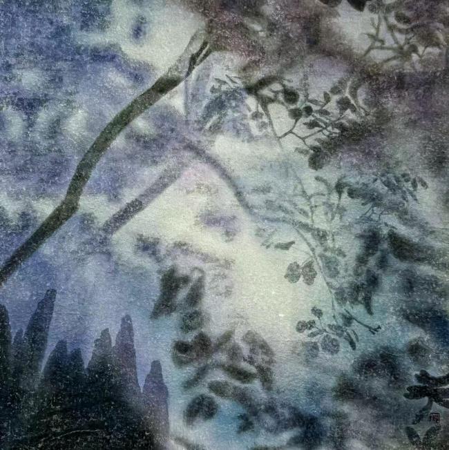 似觉风动44cm×44cm2022年